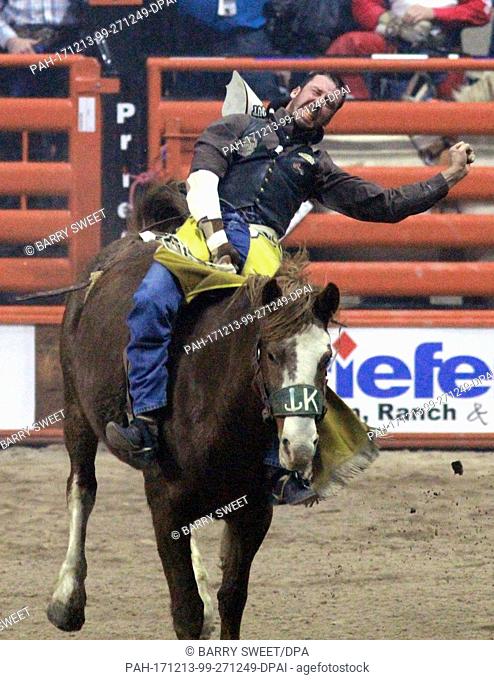 LAS VEGAS, NV., Dec. 9, 2017-December is rodeo in Las Vegas when the world's best cowboys and cowgirls come to compete for big money