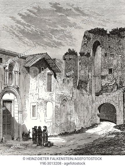 The Arch of Dolabella and Silanus, Rome, Italy, 19th Century