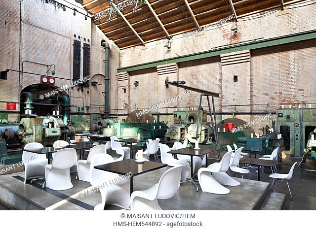 United Kingdom, London, Wapping Wall, Wapping Project, Wapping Food restaurant, exhibiton and performance center for visual arts installed in an hydraulic plant...