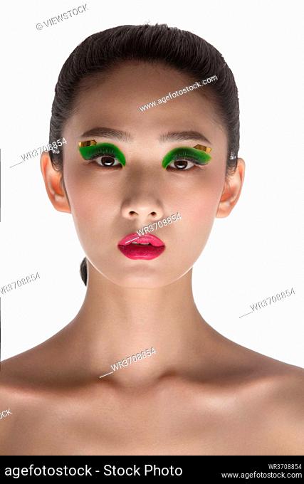 Personality makeup beauty portrait