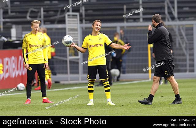 Mario GOETZE (Gv? Tze, DO) gesture, gesture, football 1.Bundesliga, 26.matchday, Borussia Dortmund (DO) - FC Schalke 04 (GE) 4: 0, on May 16