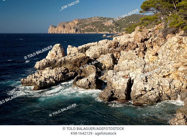 Sa Caleta Son Beltran, Deia, Balearic Islands, Spain