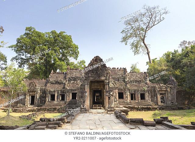 Prasat Preah Khan temple ruins, Angkor, Siem Reap, Cambodia