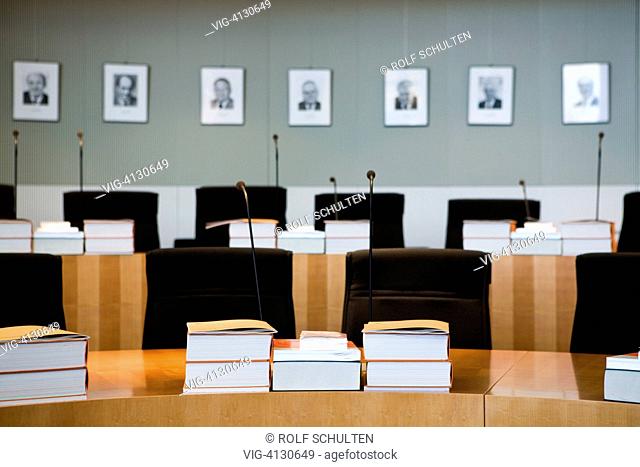 GERMANY, BERLIN, : German Bundestag, assembly hall of the Budget Committee. - BERLIN, BERLIN, GERMANY, 20/03/2009