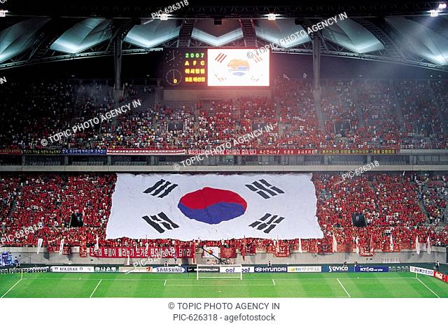 Taegeukgi, Red Devils, Seoul Worldcup Stadium, Sangam-Dong, Mapo-Gu, Seoul, Korea