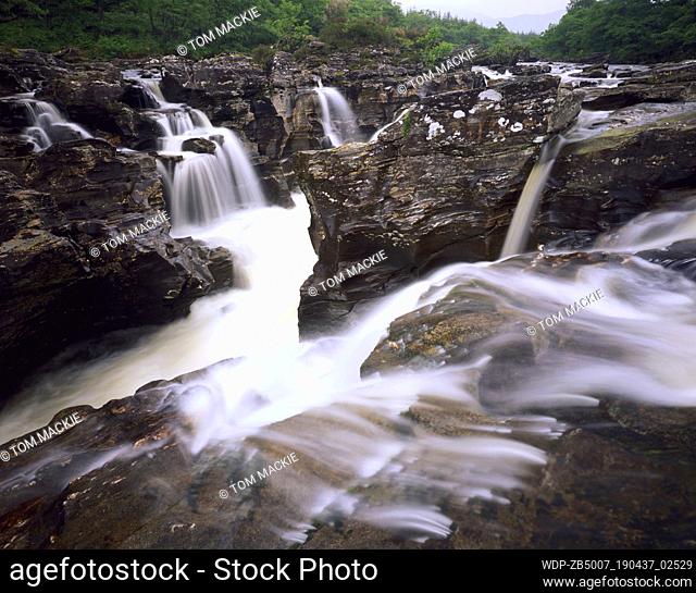 Falls At River Orchy, Strathclyde, Scotland
