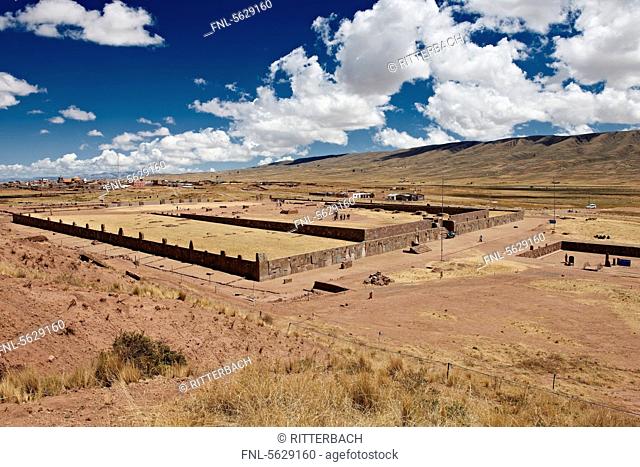 Kalasasaya Temple, Tiwanaku, Tiahuanaco, La Paz, Bolivia, South America