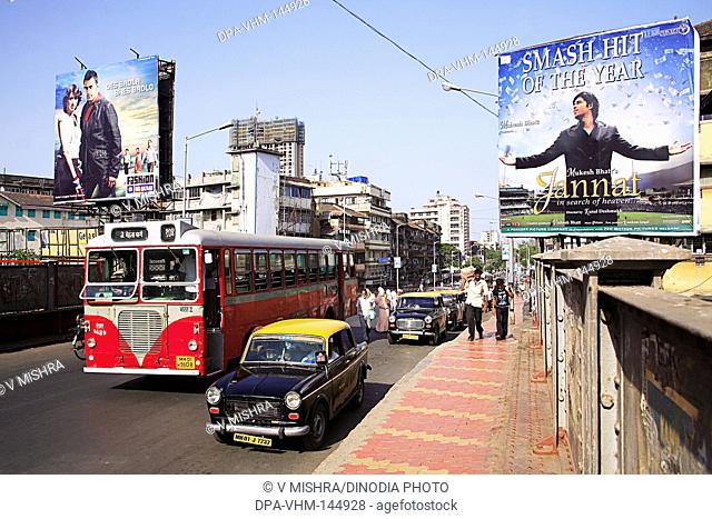 Bollywood hindi movie poster jannat ; Maulana Shaukatali road ; Grant road ; Bombay now Mumbai ; Maharashtra ; India NO MR