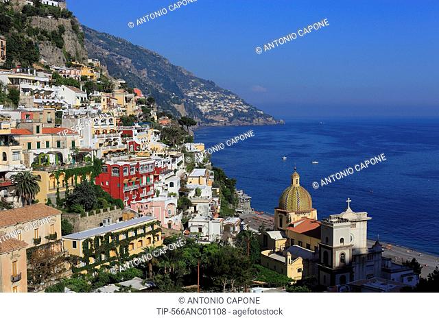 Italy, Campania, Amalfi Coast, Positano