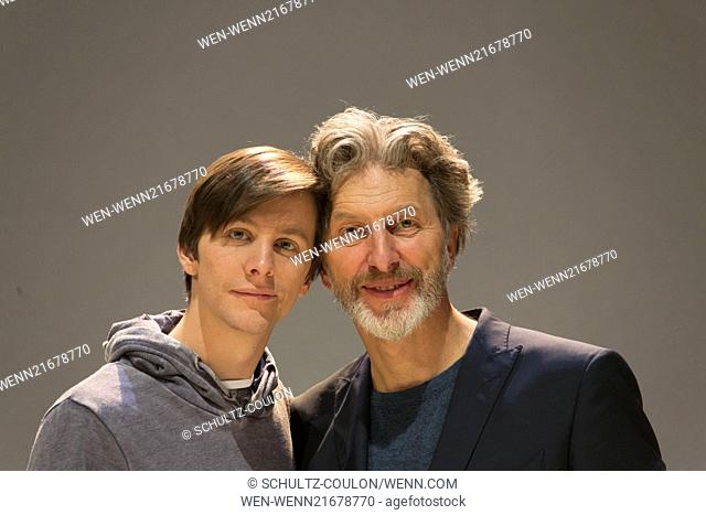 Rehearsel for the theatre play Zorn at Hamburger Kammerspiele. Featuring: Jonathan Beck, Rufus Beck Where: Hamburg, Germany When: 05 Sep 2014 Credit:...