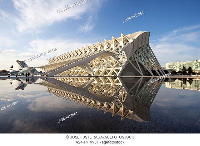 Spain, Valencia Comunity, Valencia City, The City of Arts and Science built by Calatrava