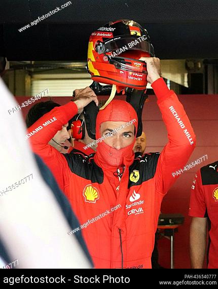 November 28th, 2023, Yas Marina Circuit, Abu Dhabi, Formula 1 Abu Dhabi Test 2023, in the picture Carlos Sainz Jr. (ESP), Scuderia Ferrari