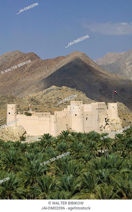 Oman, Western Hajar Mountains, Nakhl Fort