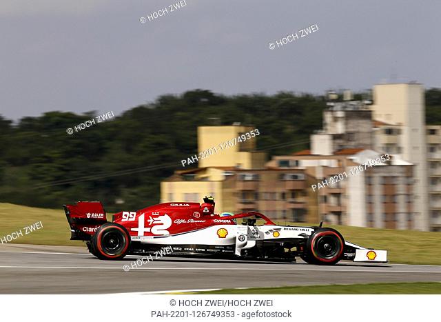 Motorsports: FIA Formula One World Championship 2019, Grand Prix of Brazil, .#99 Antonio Giovinazzi (ITA, Alfa Romeo Racing), | usage worldwide