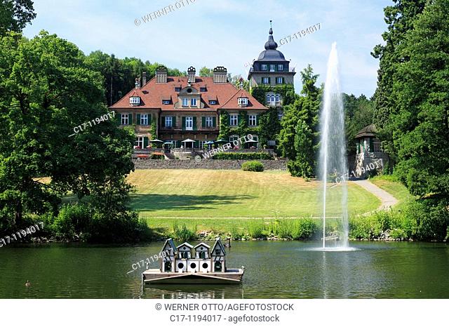 Germany, Bergisch Gladbach, Bergisches Land, North Rhine-Westphalia, castle Lerbach, English country style, European Academy Lerbach