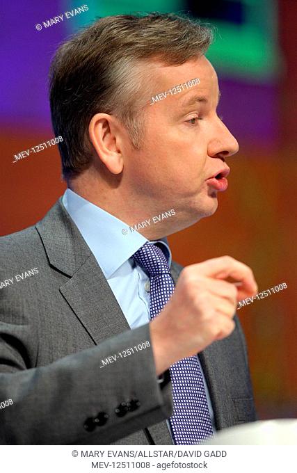 Michael Gove MP Secretary Of State For Education Conservative Party Conference 2011 Manchester Central, Manchester, England 04 October 2011