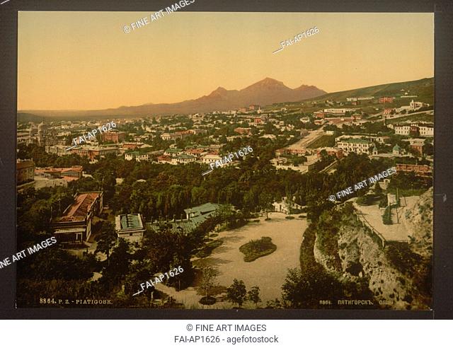 View of Pyatigorsk. Anonymous . Photochrom. 1895. Private Collection. Landscape