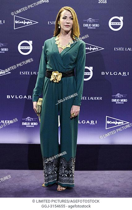 Ines Sainz attends TELVA magazine tribute to Naty Abascal at Real Academia de San Fernando on October 9, 2018 in Madrid, Spain
