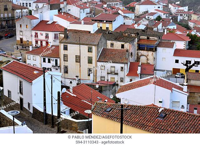 View from the castle of the rooves in Idanha-a-Nova, Castelo Branco, Portugal