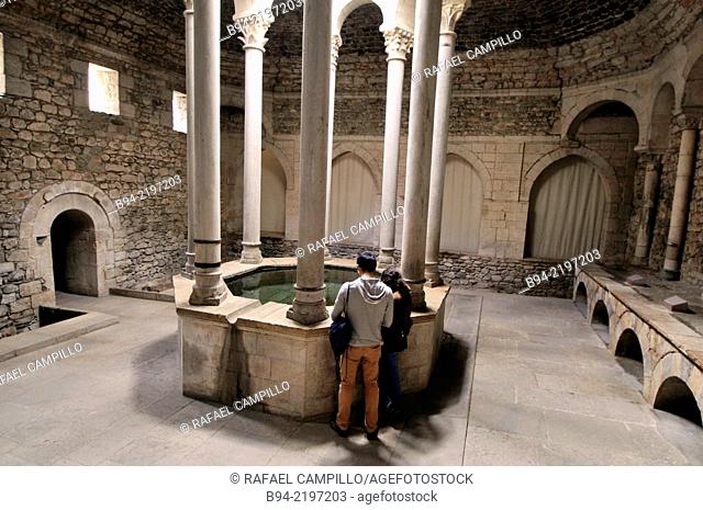 'Apodyterium' dressing room in the 'Hamman' or Islamic baths. Girona. Catalonia. Spain