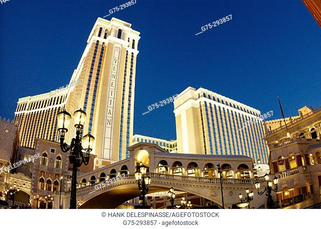 Venetian Hotel and Casino. Las Vegas. Nevada. USA