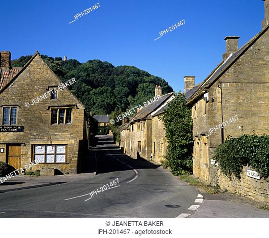 The picturesque hamstone village of Montacute near Yeovil