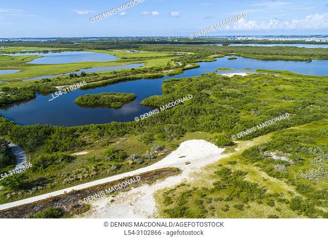Robinson Preserve Bradenton, A 487-acre mosaic of mud flats, mangrove swamps, beaches and observation tower along with many hiking and biking trails and a...