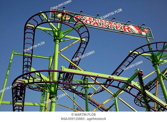 rollercoaster in Winter Wonderland in Hyde Park