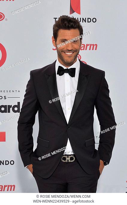 2015 Billboard Latin Music Awards presented by State Farm on Telemundo at the BankUnited Center - Arrivals Featuring: Enrique Quique Usales Where: Miami