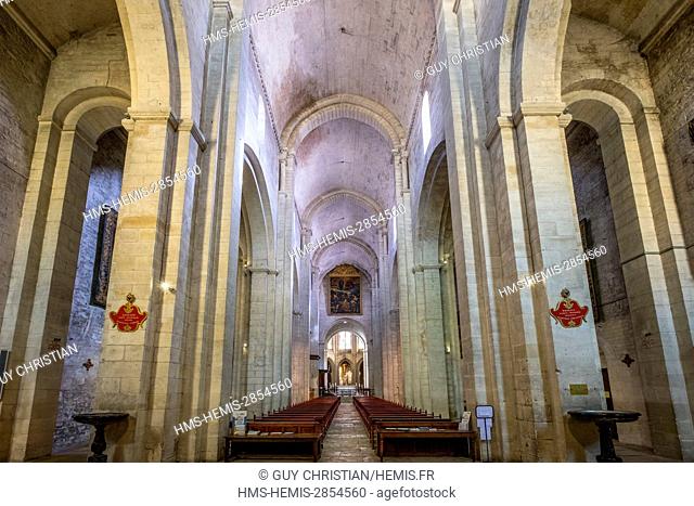 France, Bouches du Rhone, Arles, Saint Trophime church of the 12th-15th century, listed as World Heritage by UNESCO
