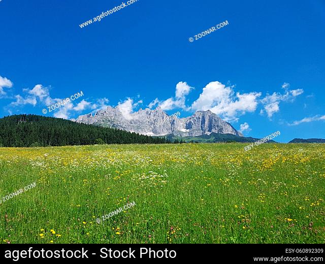 Wilder Kaiser, Tirol, Osterreich, Gebirge, Gebirgsstock