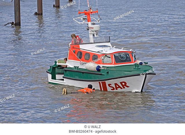 rescue ship, Germany, Lower Saxony, Fedderwardersiel