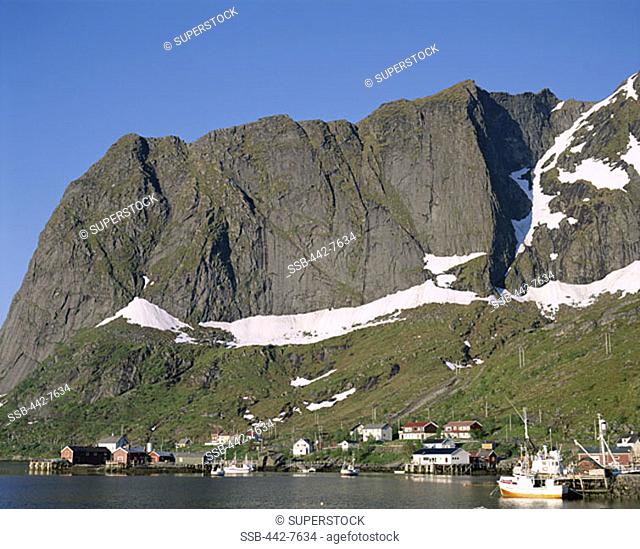 Mountains and Sea, Reine, Lofoten Islands, Norway