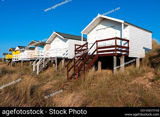 Beach huts at Hunstanton Norfolk