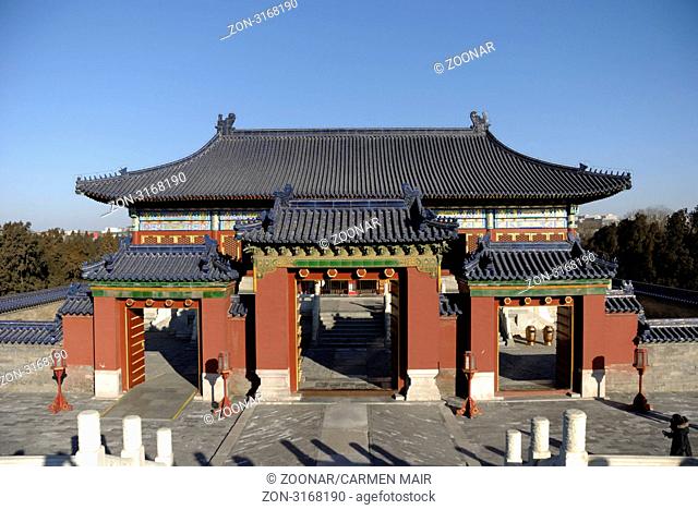 Gate at Tiantan Park in Beijing
