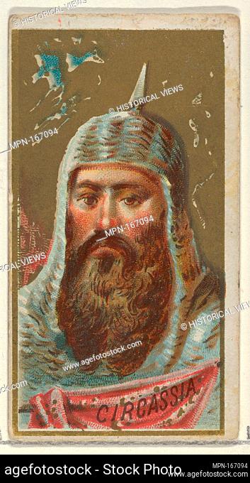 Circassia, from the Types of All Nations series (N24) for Allen & Ginter Cigarettes. Publisher: Allen & Ginter (American, Richmond
