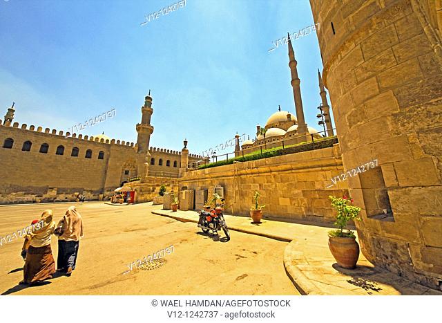 Mohammed ali mosque (The Alabaster Mosque)and Al-Nasir Mohamed Mosque, Cairo, Egypt