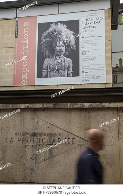THE MAISON EUROPEENNE DE LA PHOTO (EUROPEAN HOUSE OF THE PHOTO), MEP, IS A CULTURAL CENTER DEDICATED TO PHOTOGRAPHY, 4TH ARRONDISSEMENT, PARIS (75)