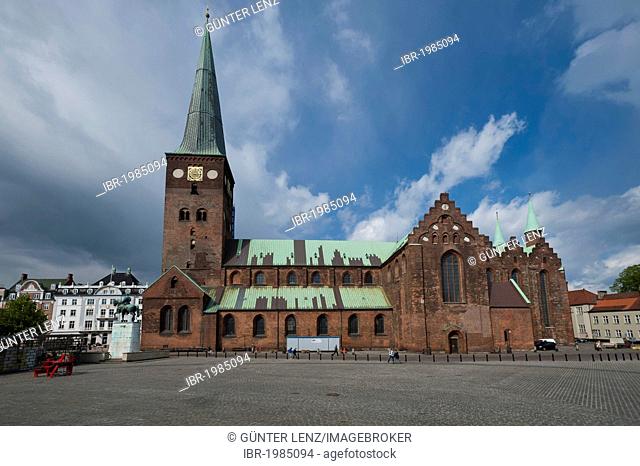 Aarhus Cathedral, Midtjylland region, Denmark, Europe, PublicGround
