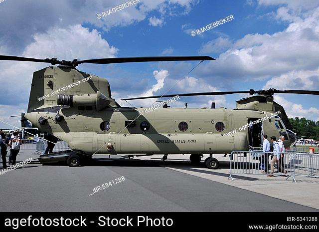 Helicopter, 13-08132 Boeing CH-47D Chinook U.S. Army, ILA, Berlin-Schönefeld, Germany, Europe