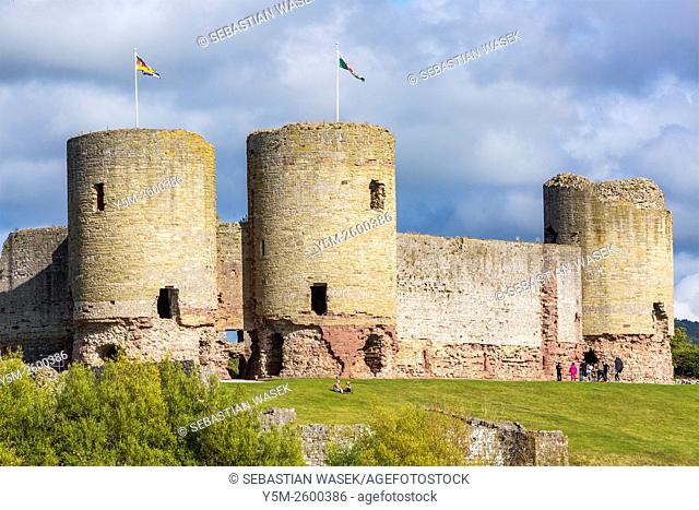 Rhuddlan Castle, Denbighshire, Wales, United Kingdom