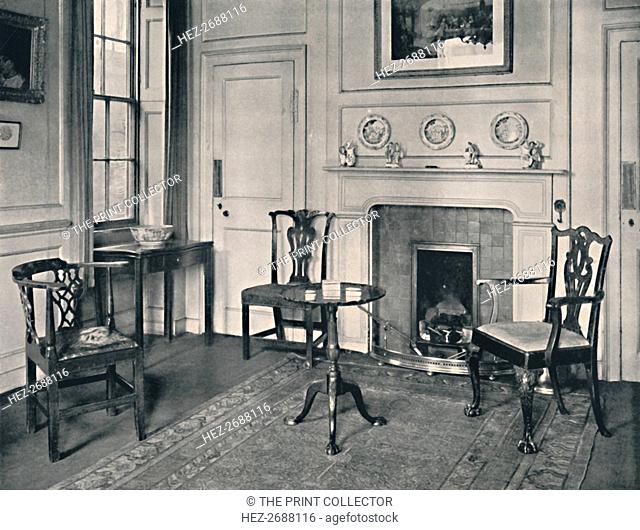 'Chippendale Furniture in an Early Georgian House at Hampstead', 1927. Artists: Edward F Strange, Unknown