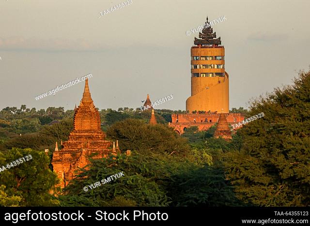 MYANMAR, BAGAN - OCTOBER 28, 2023: A view of a Buddhist temple complex. Yuri Smityuk/TASS