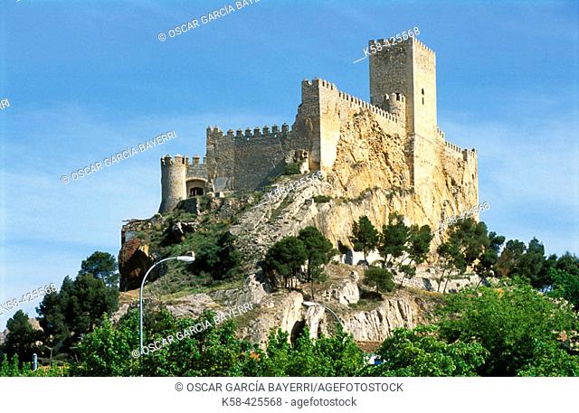 Medieval castle. Almansa. Castilla la Mancha. Albacete. Spain