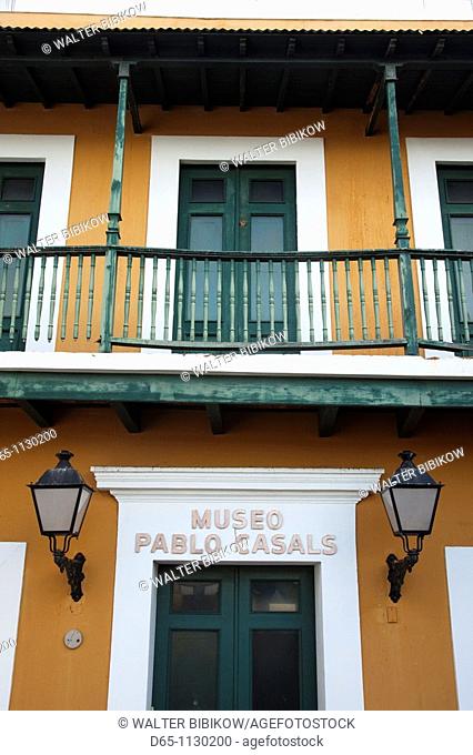 Puerto Rico, San Juan, Old San Juan, Pablo Casals Museum, dedicated to the world-famous cellist