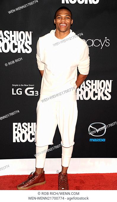 Fashion Rocks 2014 held at the Barclays Center - Arrivals Featuring: Russell Westbrook Where: Brooklyn, New York, United States When: 09 Sep 2014 Credit: Rob...