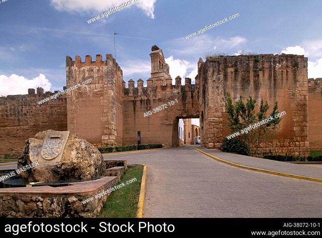 Niebla, city walls - Andalusia - Andalucia, Spain