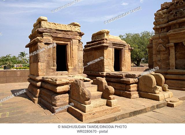 Model structure behind Suryanarayana temple , Aihole , early western Chalukya , District Bagalkot , Karnataka , India