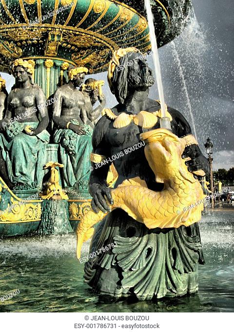 Paris - fountain of the seas