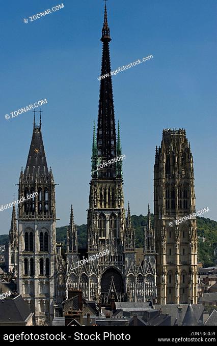 Cathedral Notre-Dame, Rouen, Haute Normandie, Frankreich | Cathedral Notre-Dame, Rouen, Haute Normandie, France